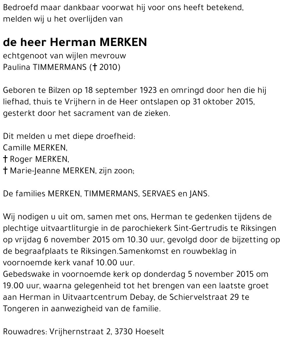Herman MERKEN