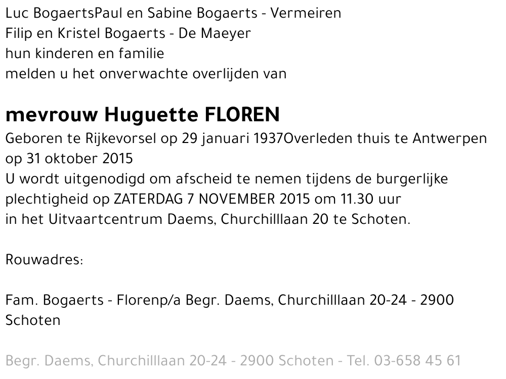 Huguette Floren