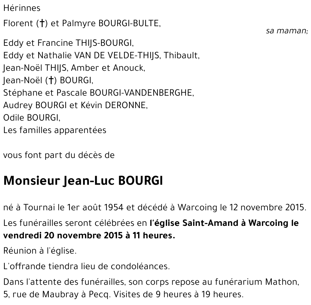 Jean-Luc BOURGI