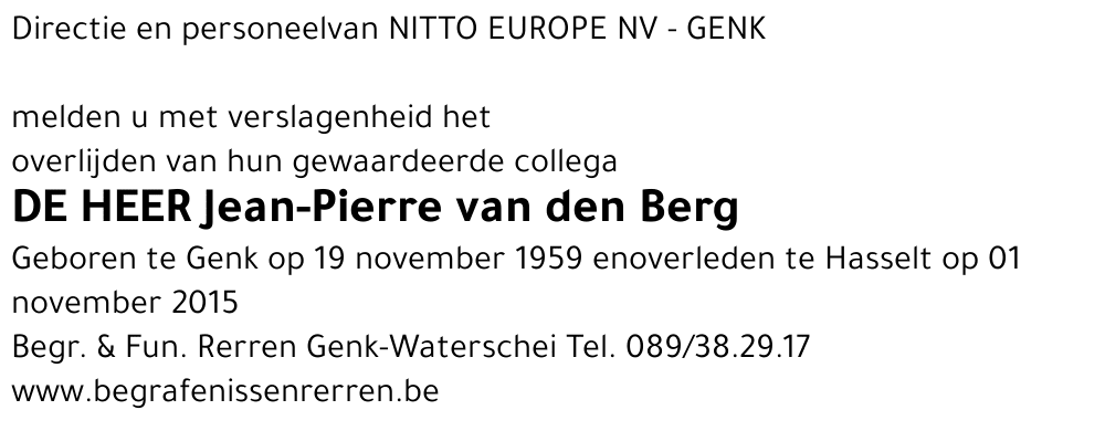 Jean-Pierre van den Berg