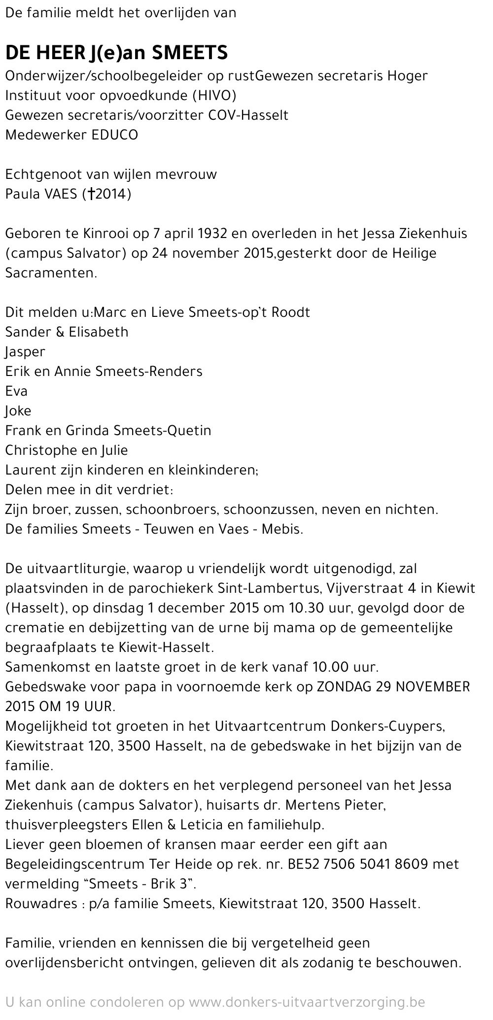 J(e)an Smeets