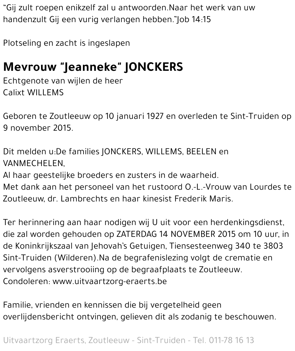 Jeanneke Jonckers