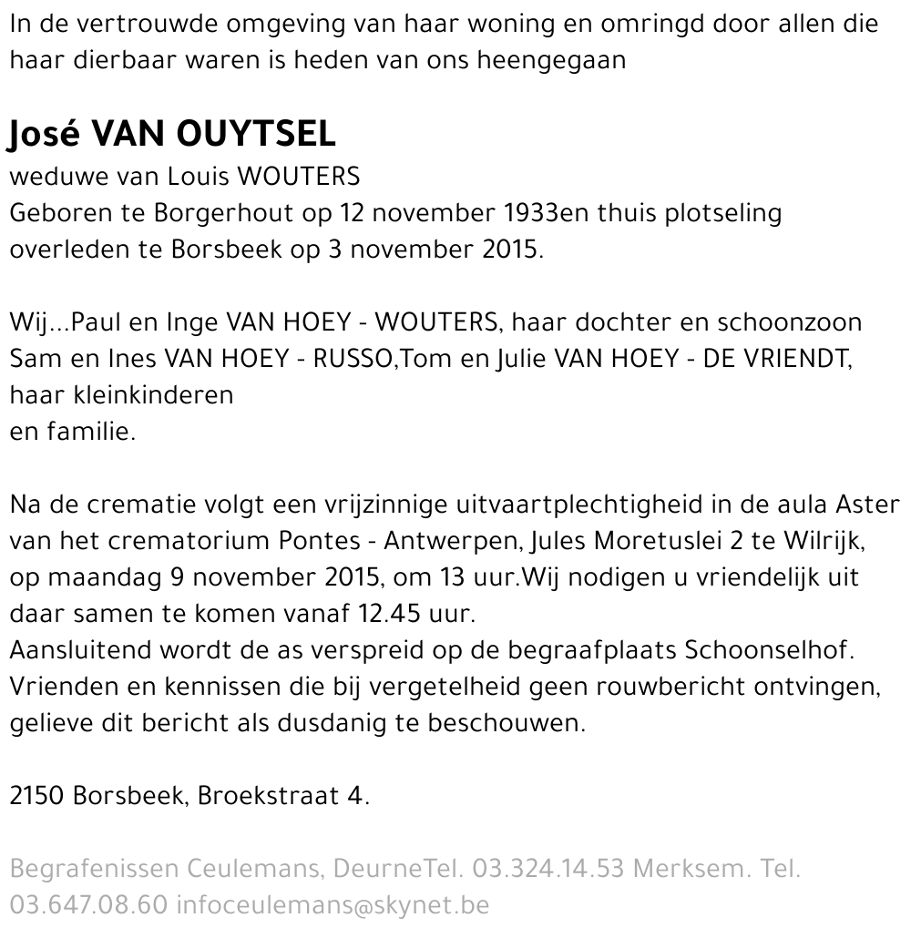 José Van Ouytsel