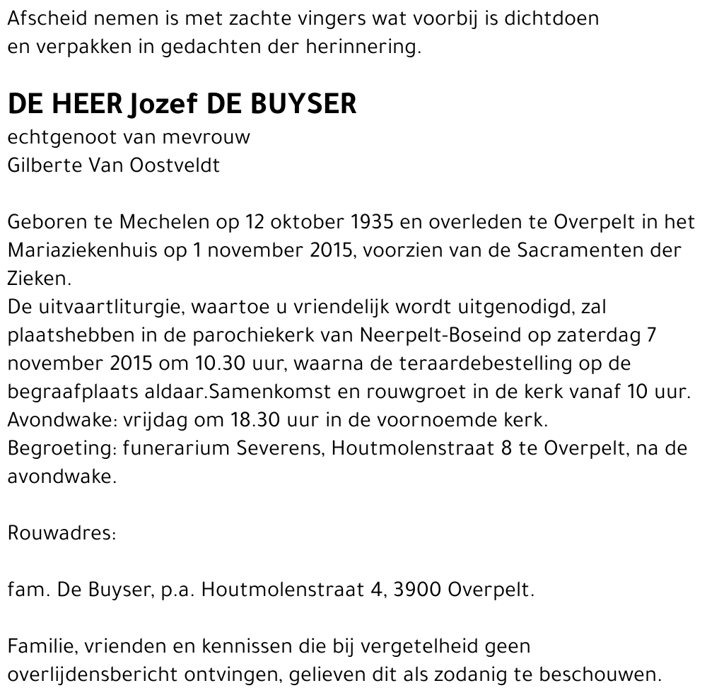 Jozef De Buyser