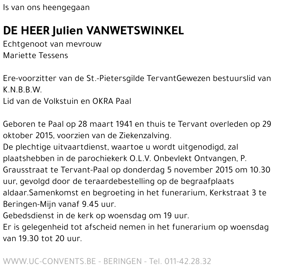 Julien Vanwetswinkel