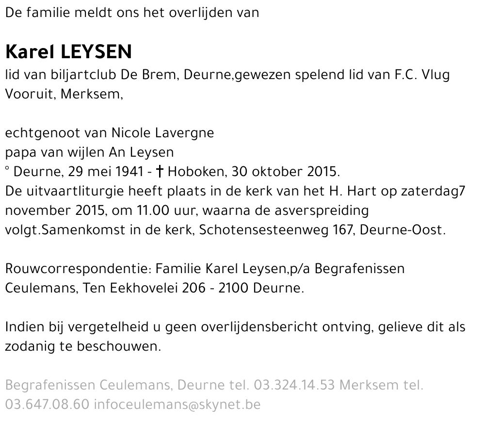 Karel Leysen