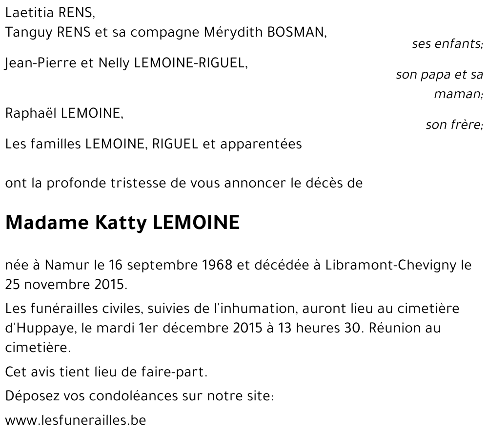 katty LEMOINE
