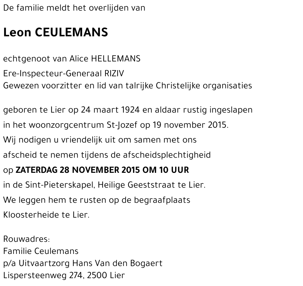 Leon CEULEMANS