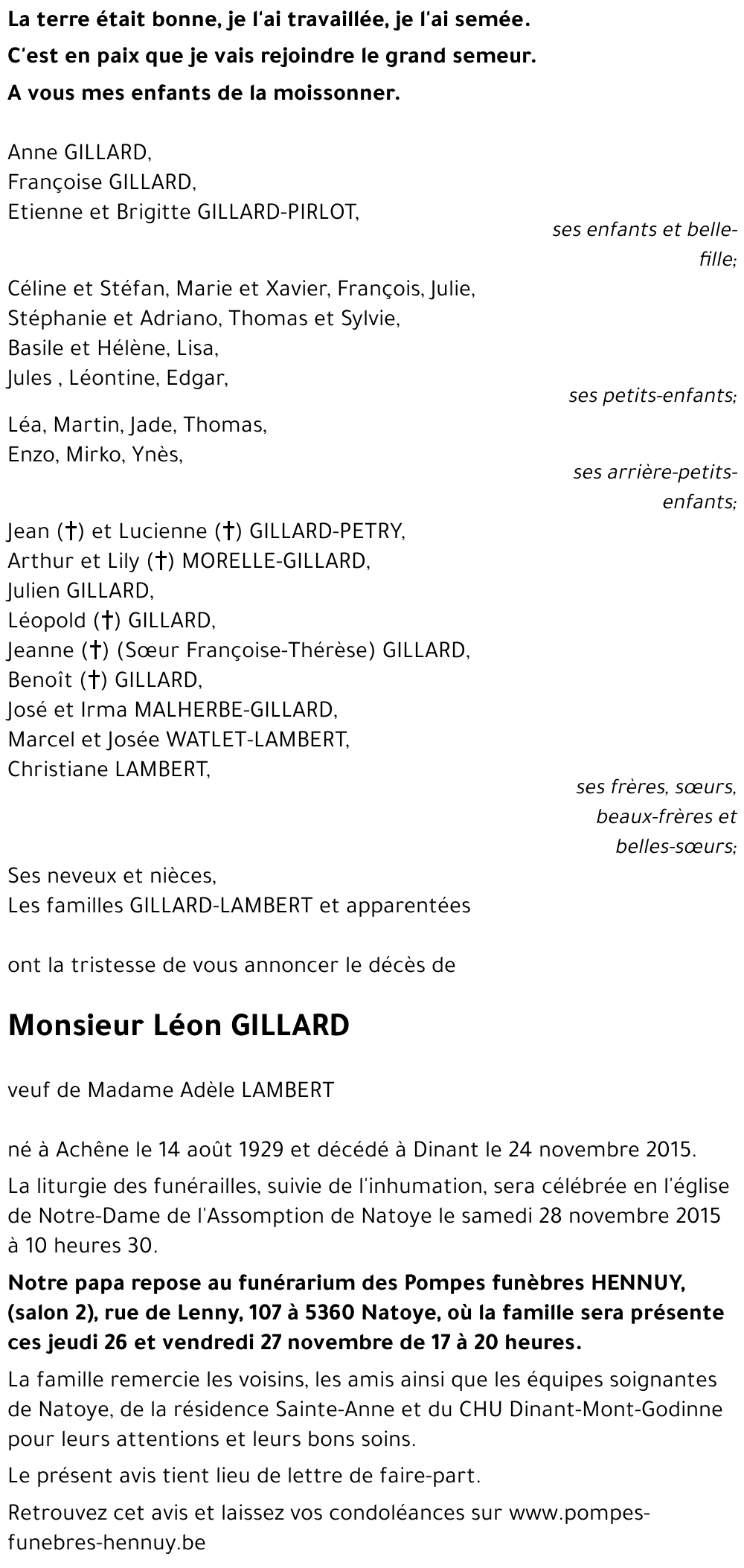 Léon GILLARD