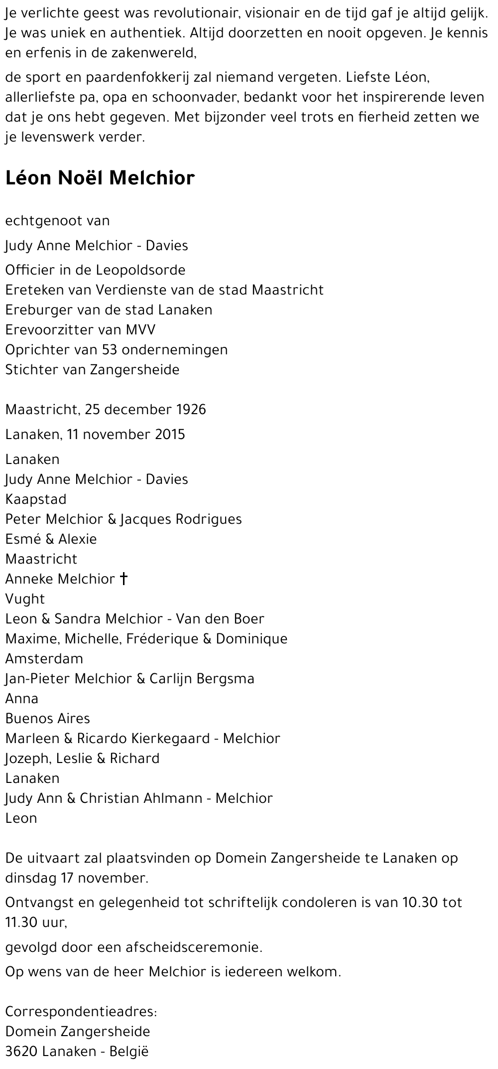 Léon Noël Melchior