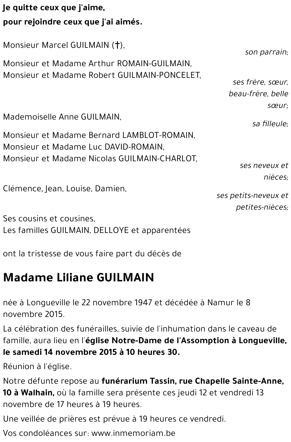 Liliane GUILMAIN