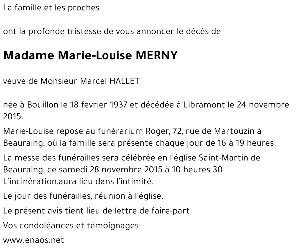Marie-Louise MERNY