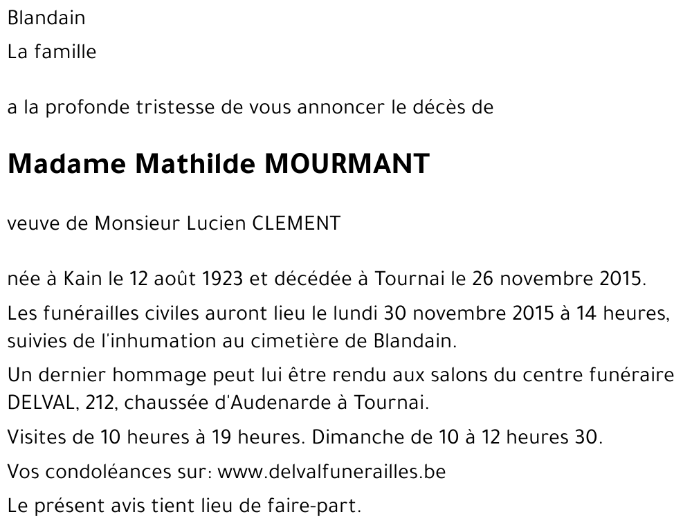 Mathilde MOURMANT