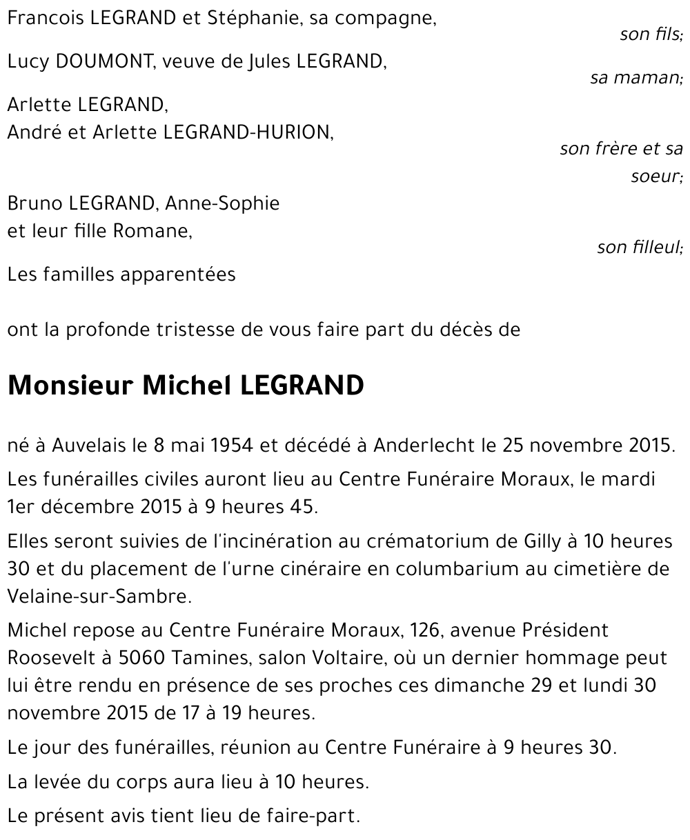 Michel LEGRAND