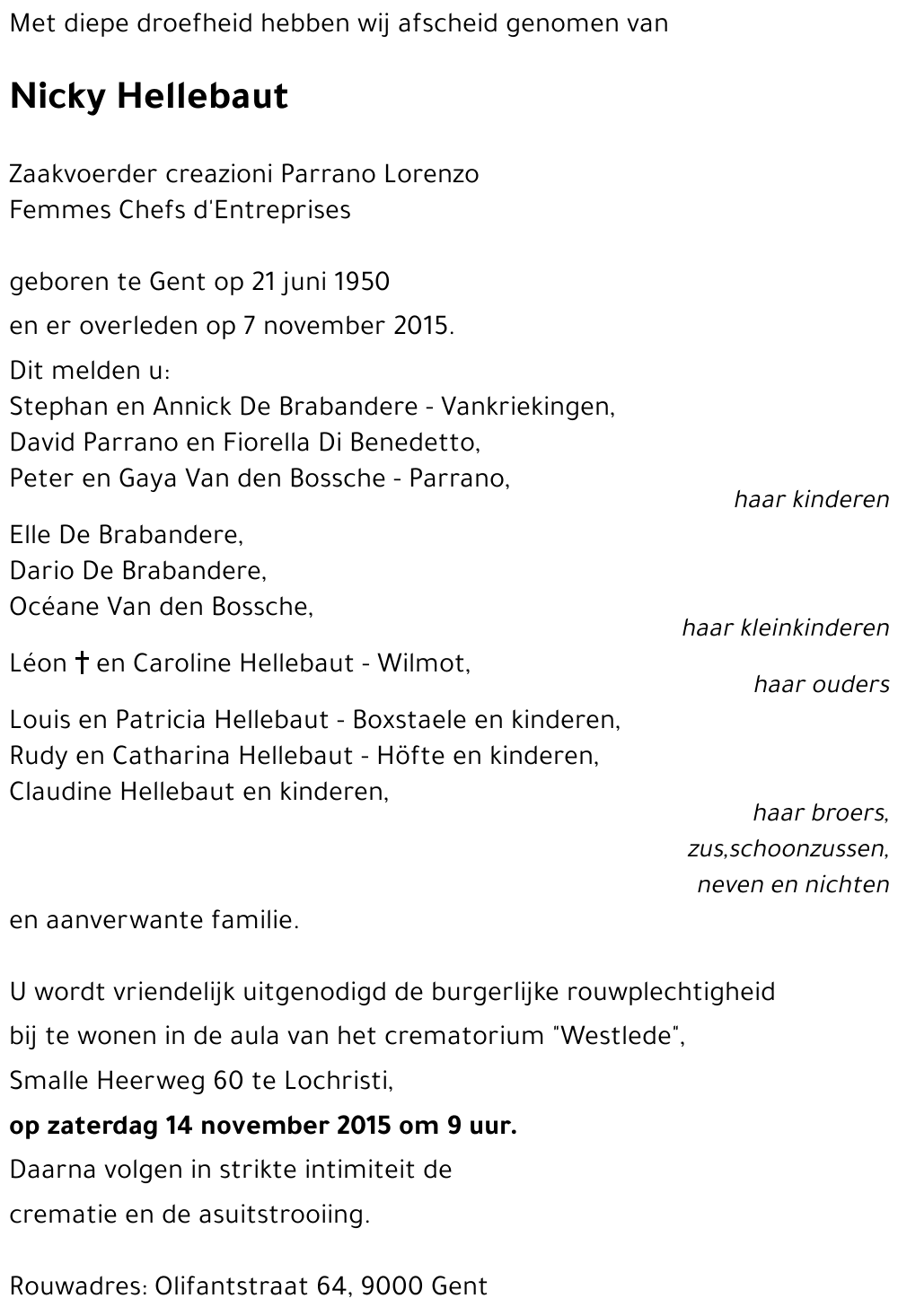 Nicky Hellebaut