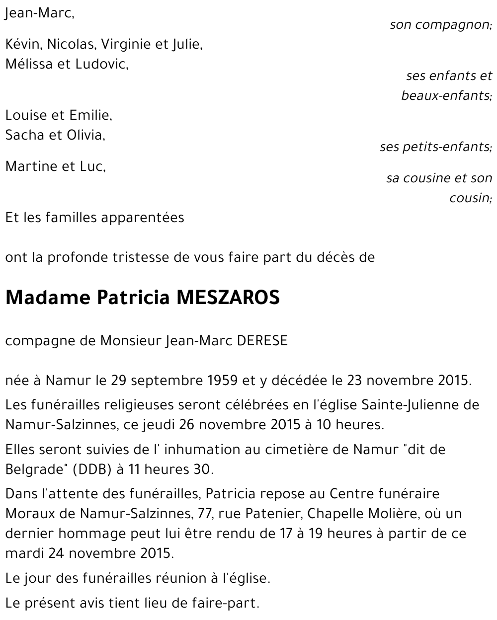 Patricia MESZAROS