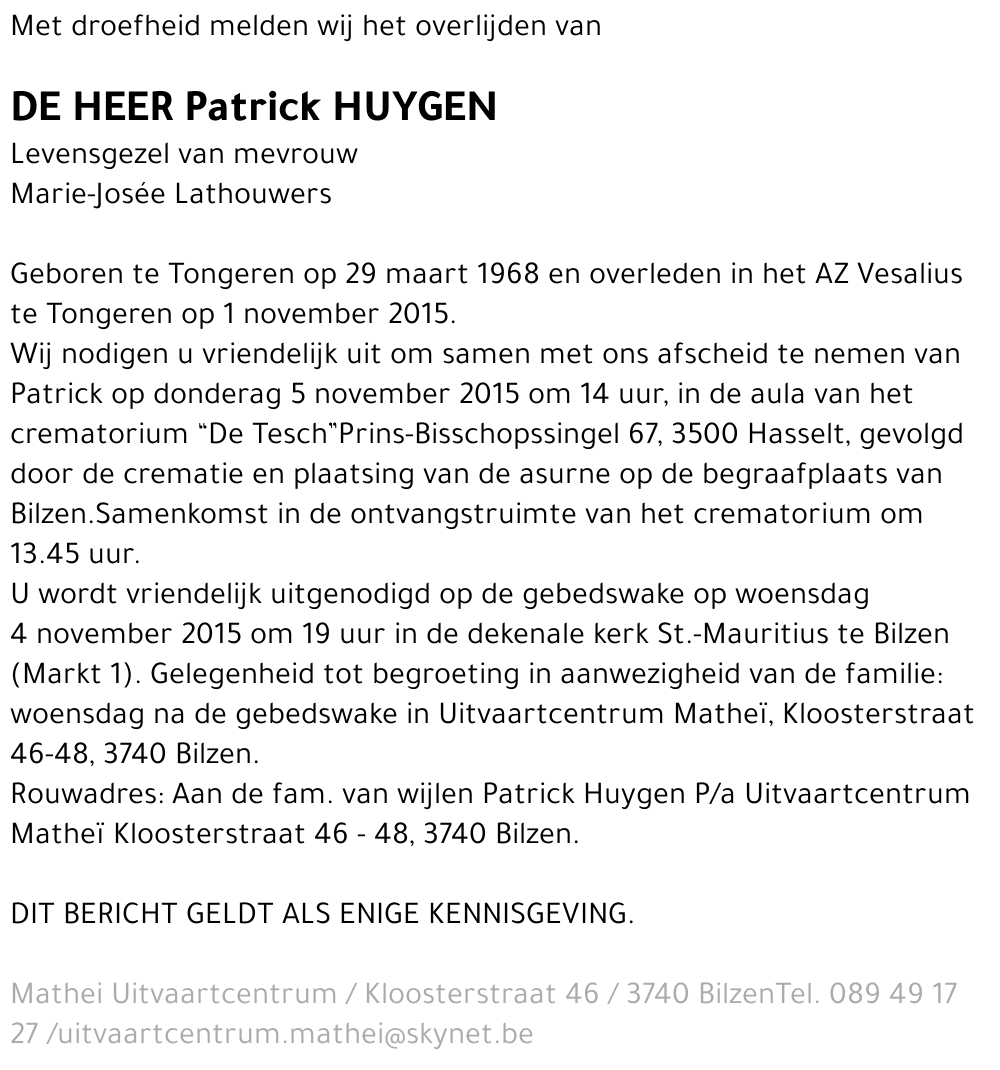 Patrick Huygen