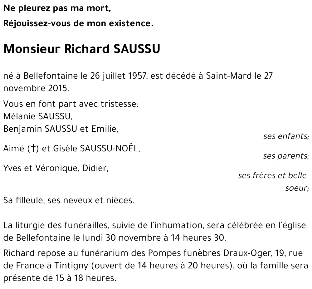 Richard SAUSSU