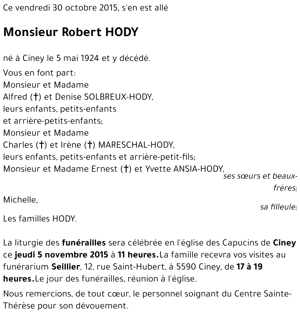 Robert HODY