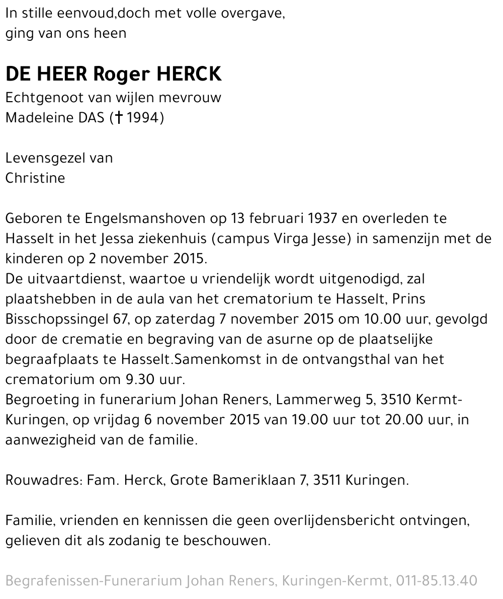 Roger HERCK