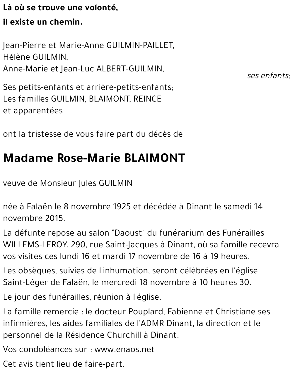 Rose-Marie BLAIMONT