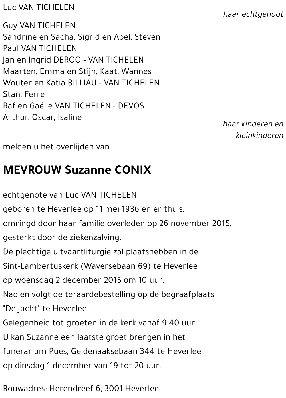 Suzanne Conix