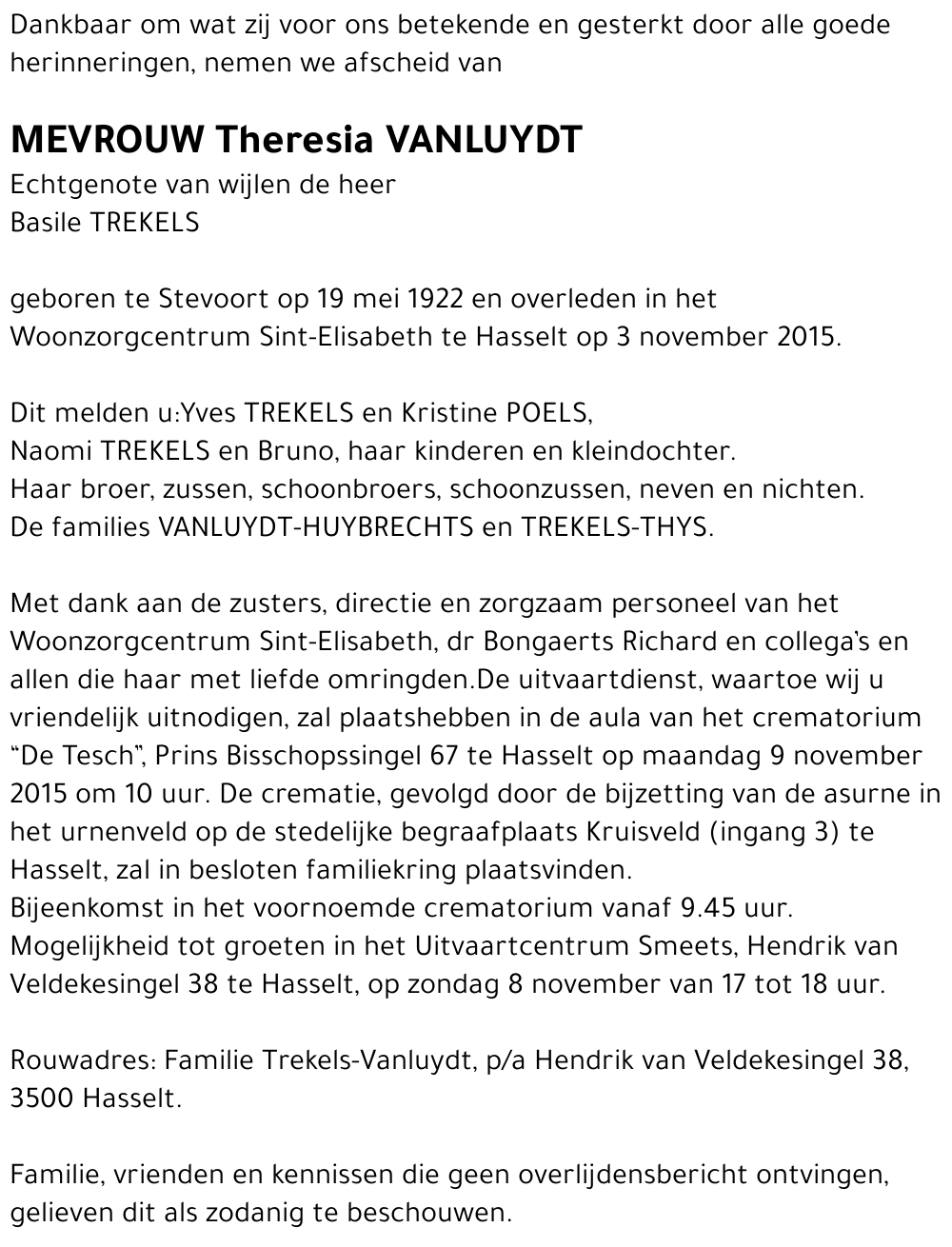 Theresia Vanluydt