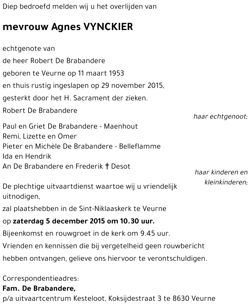 Agnes VYNCKIER