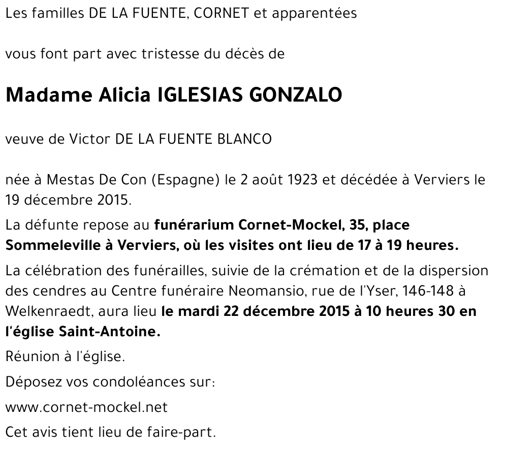 Alicia IGLESIAS GONZALO