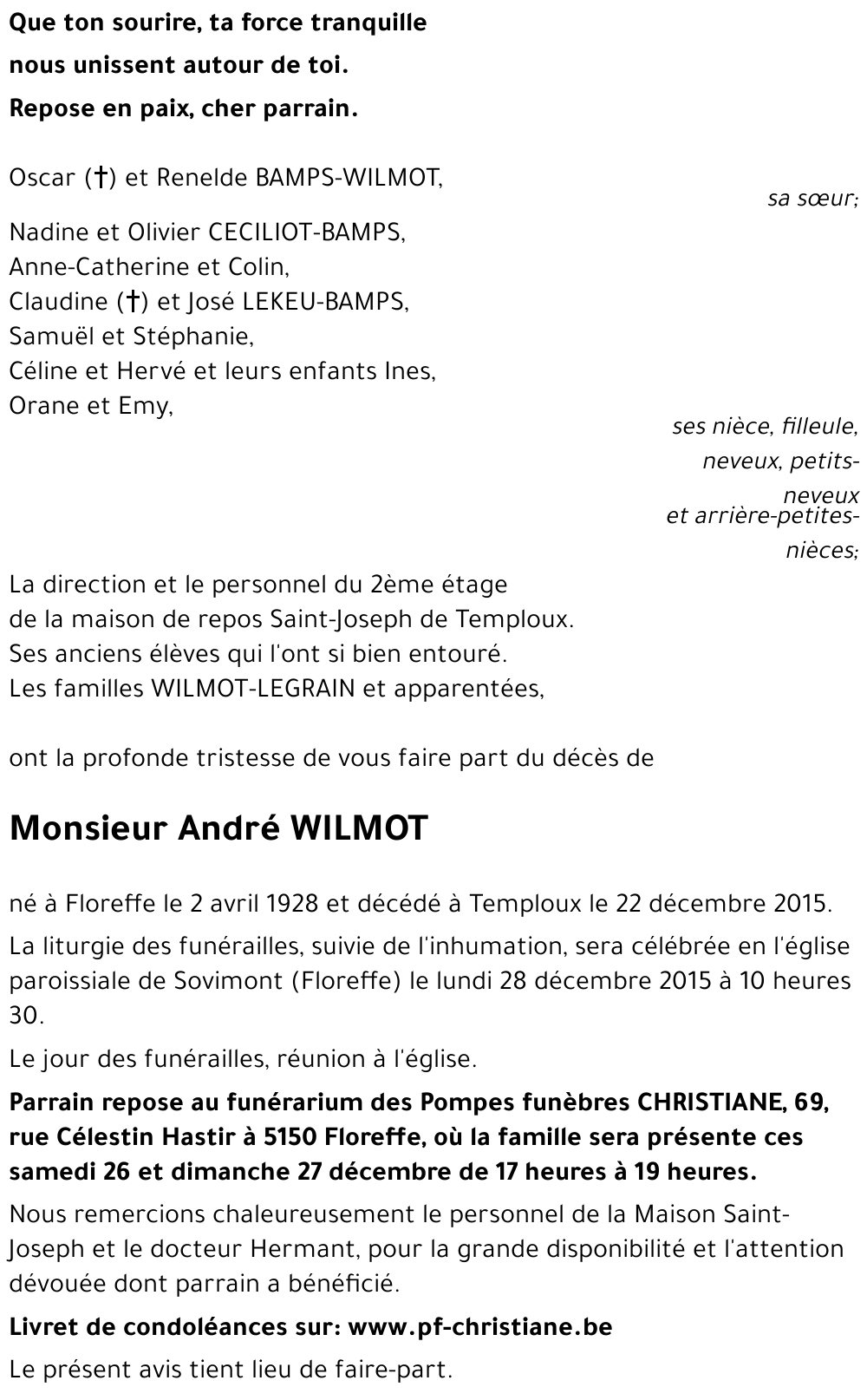 André WILMOT