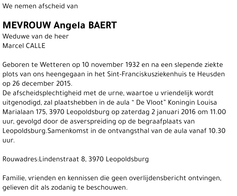 Angela Baert