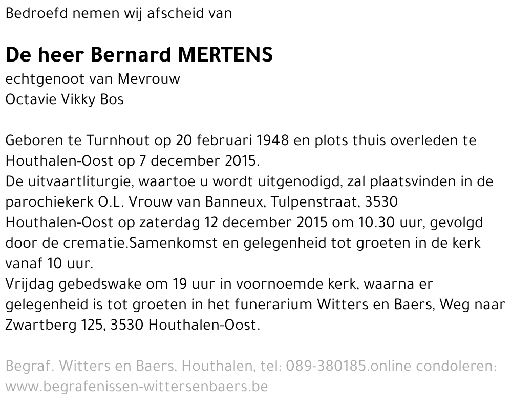 Bernard Mertens