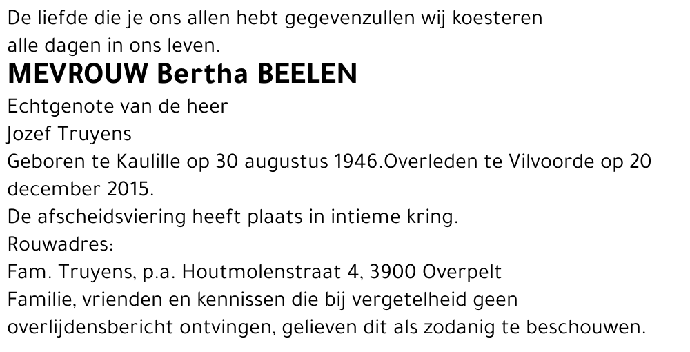 Bertha Beelen