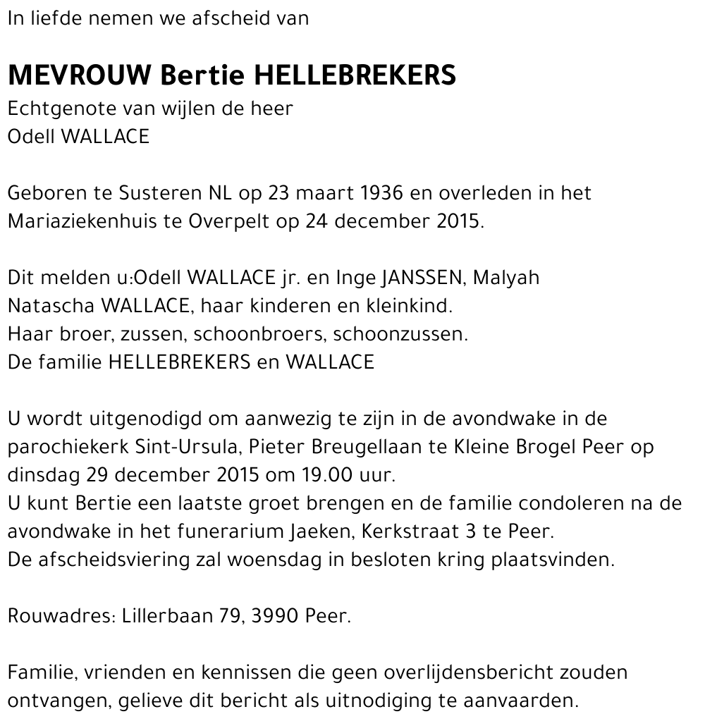 Bertie HELLEBREKERS