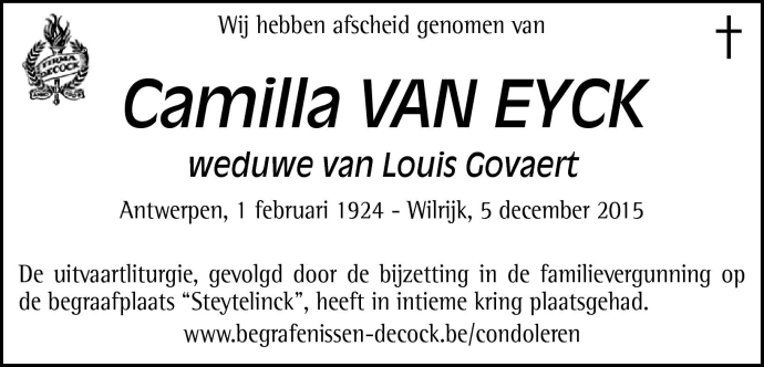 Camilla Van Eyck