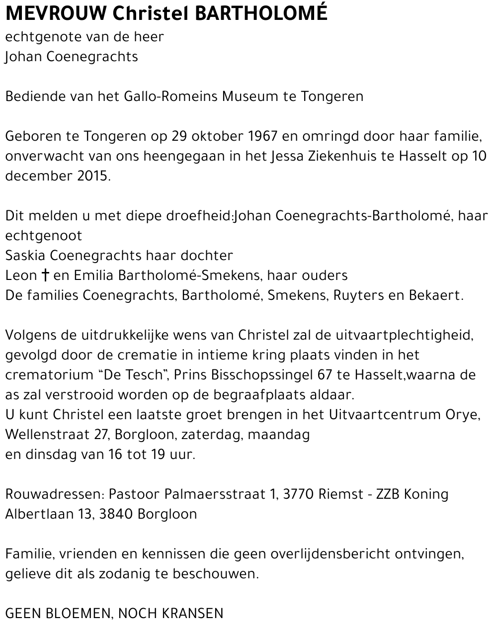 Christel Bartholomé