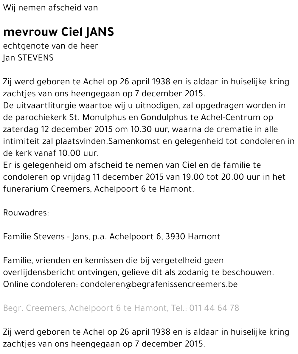 Ciel Jans
