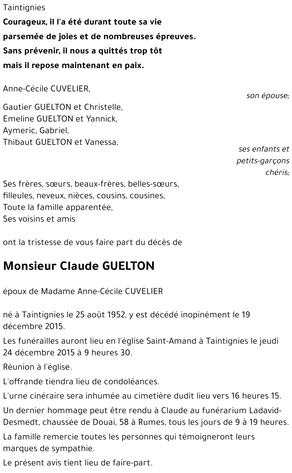 Claude GUELTON