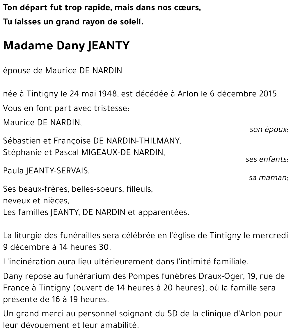 Dany JEANTY