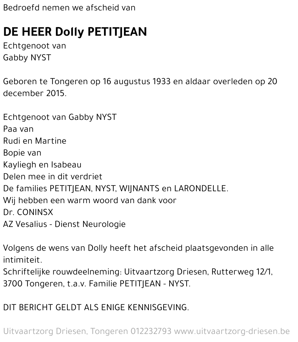 Dolly Petitjean