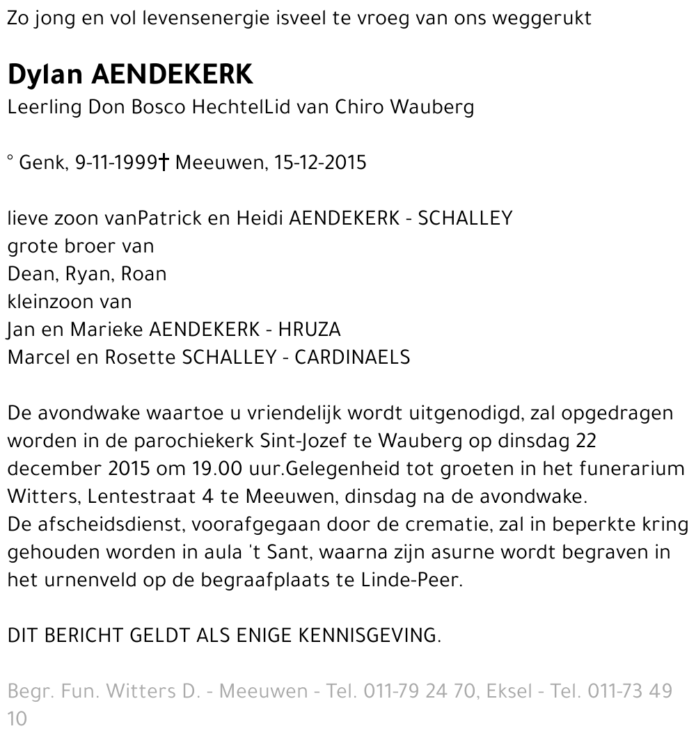 Dylan Aendekerk
