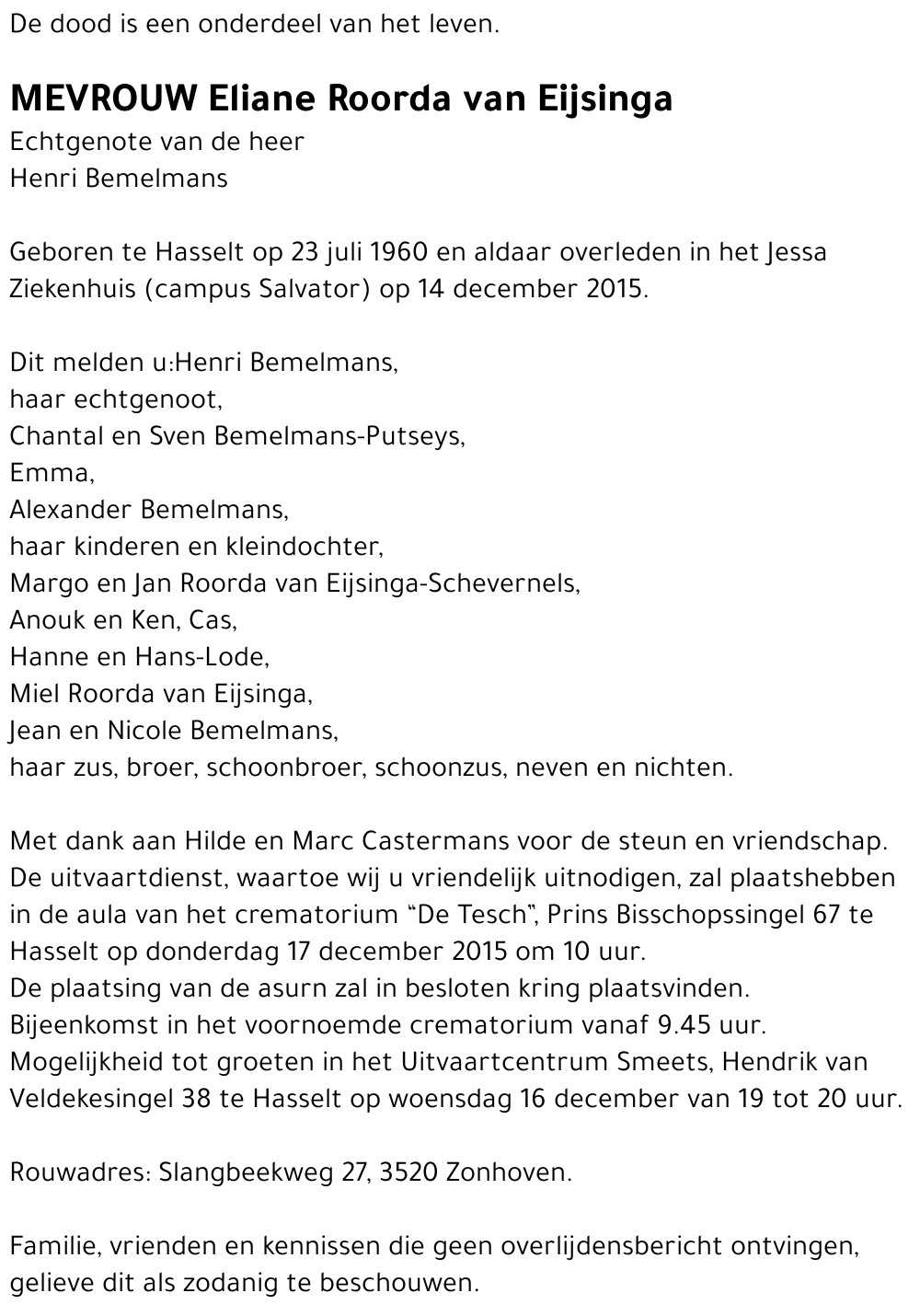 Eliane Roorda van Eijsinga