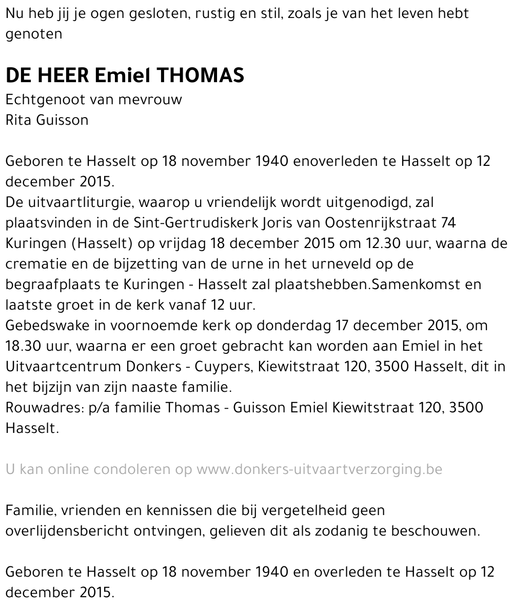 Emiel Thomas