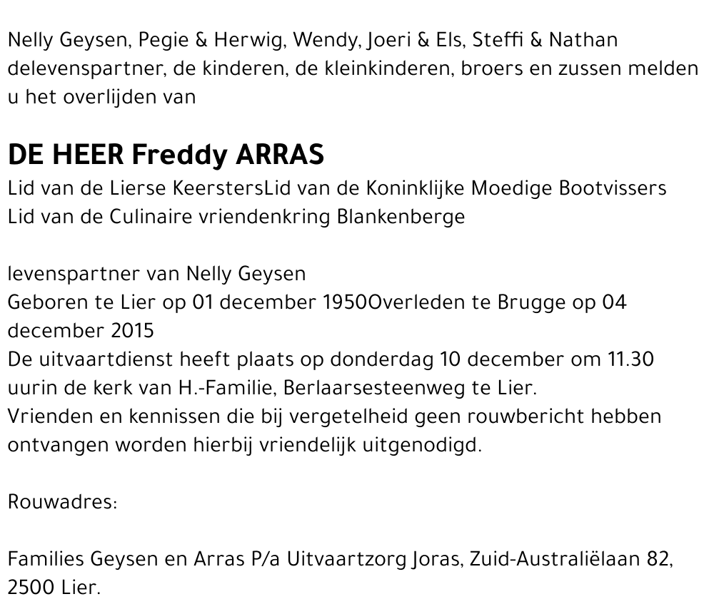 Freddy Arras