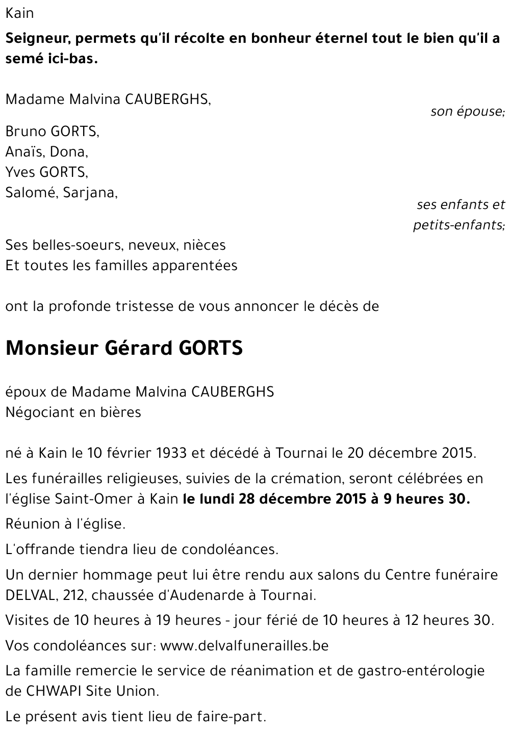 Gérard GORTS