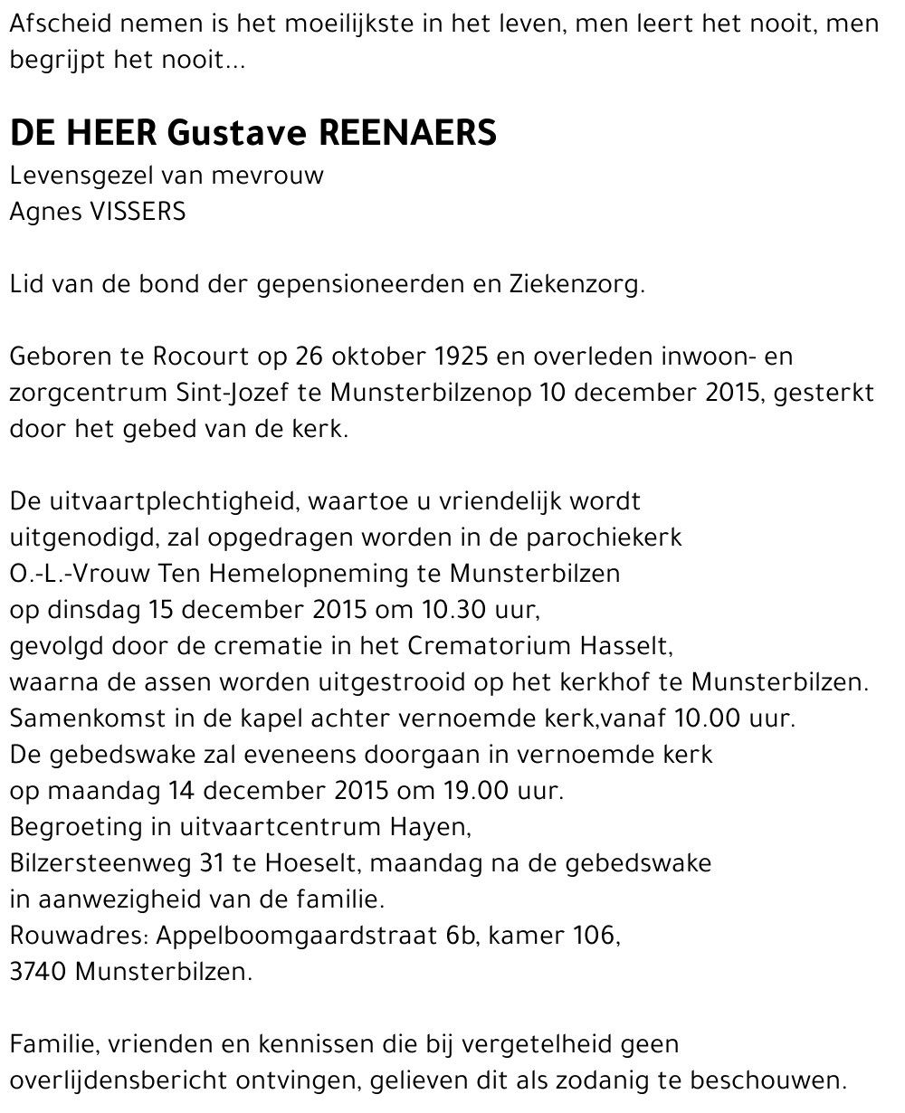 Gustave REENAERS