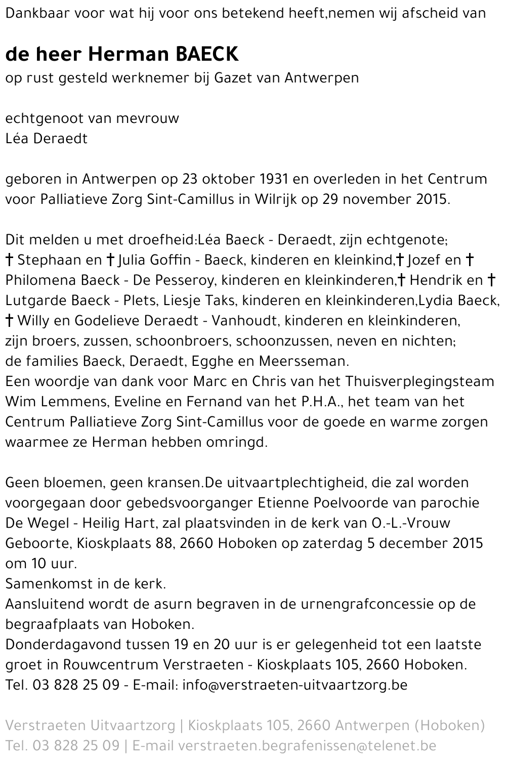 Herman Baeck