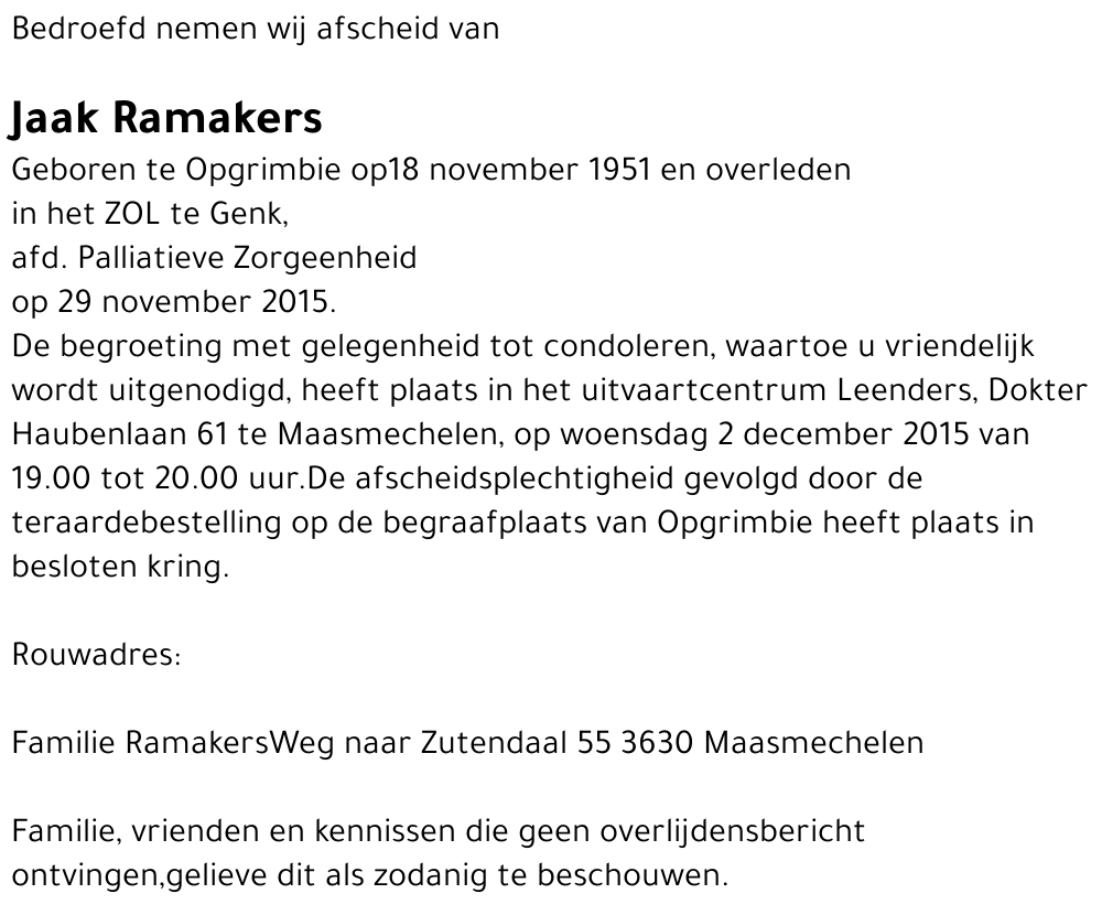 Jaak Ramakers
