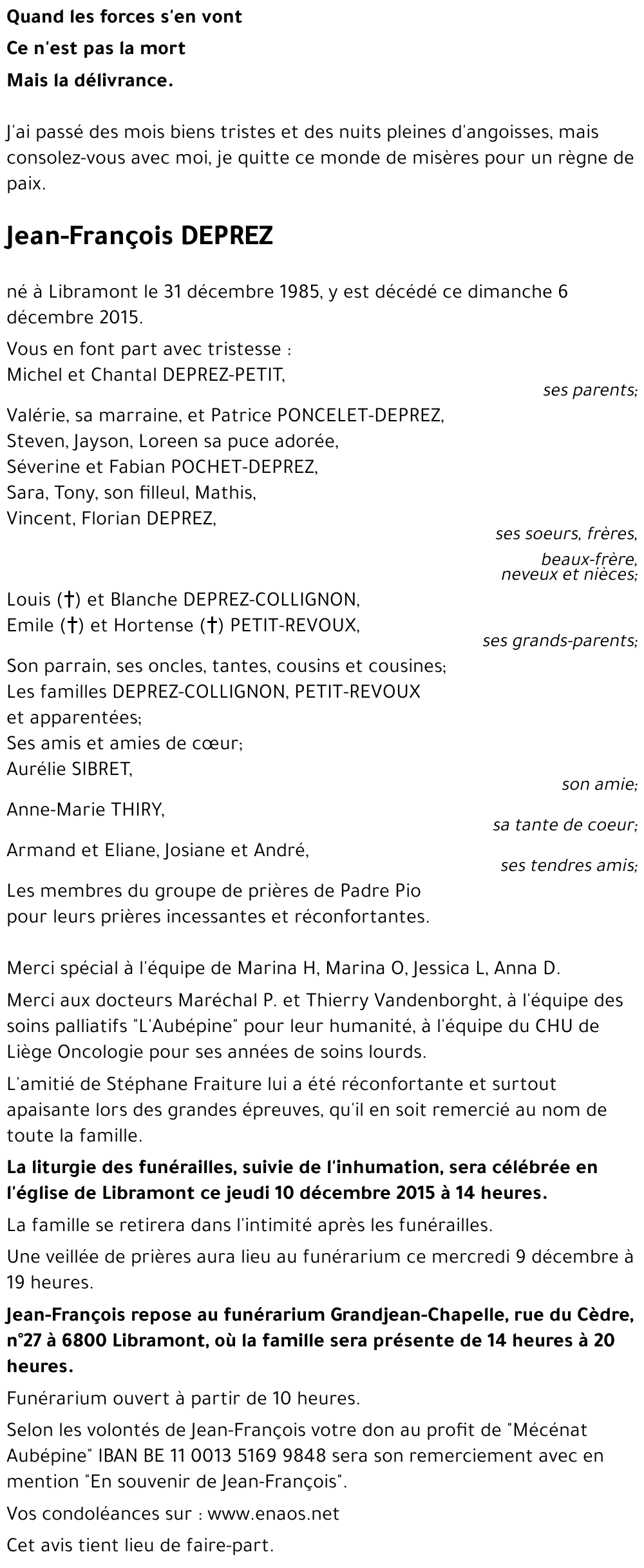 Jean-François DEPREZ