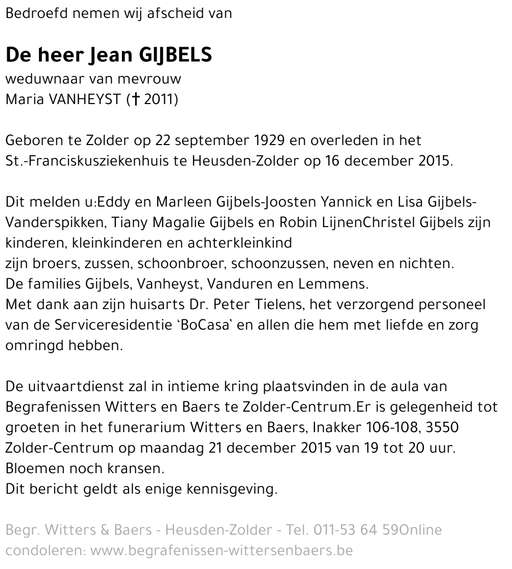 Jean Gijbels